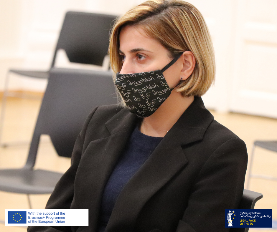  ჟან მონეს პროექტის „ევროკავშირის სამართლებრივი სახე“ პრეზენტაცია